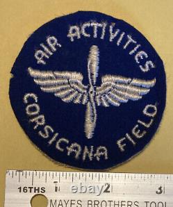 Ww Deux Era Us Army Air Force, Activités Aériennes Corsana Field Patch