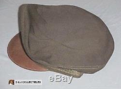 Ww II Us Armée De L'armée De L'air Taille Moyen Nommé Crusher Style Visor Hat, Cap