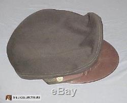 Ww II Us Armée De L'armée De L'air Taille Moyen Nommé Crusher Style Visor Hat, Cap