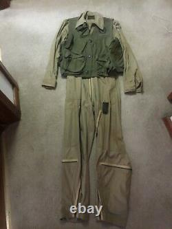 Ww II Usaf Army Air Force Taille De Vol K-1 Plus Survival Vest C-1, 2e Pilote Lt