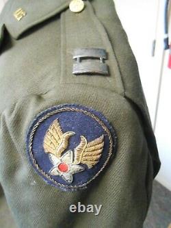 Ww1 Us Bullion Pilots Wings Nommé Soldat Ww2 Tunic Victory Bar Armée Forces Aériennes