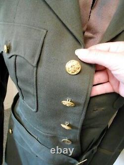 Ww1 Us Bullion Pilots Wings Nommé Soldat Ww2 Tunic Victory Bar Armée Forces Aériennes