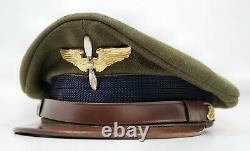 Ww1 Ww2 Us Army Air Corp Force Cadet Robe Uniforme Veste Broyeur Chapeau Visière