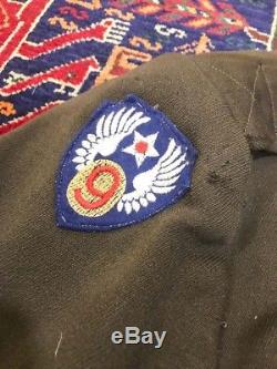 Ww2 Aaf Army Air Force 9ème Veste De Vol B-13 De La Force Aérienne! Équipage Aérien De Combat