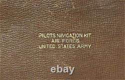 Ww2 American Usaaf United States Army Air Force Pilots Navigation Kit Case