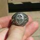 Ww2 Armée Us Air Force Usaaf Sterling Militaire Ring 12