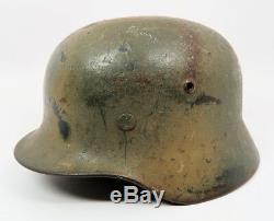 Ww2 Casque Allemand Combat Camo Luftwaffe Us Army Air Force La Première Guerre Mondiale Camouflage Militaire