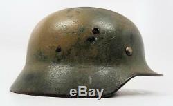 Ww2 Casque Allemand Combat Camo Luftwaffe Us Army Air Force La Première Guerre Mondiale Camouflage Militaire