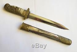 Ww2 Chinese Nationalist Air Force Dagger Couteau National De L'armée Nationale Chinoise