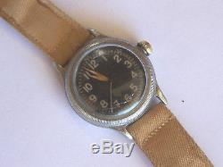Ww2 Elgin Armée De L'air Force A-11 Wristwatch, Running Great