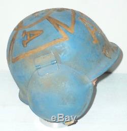 Ww2 Militaire Us Army Forces Aerienne M3 Flak Casque Lt Mcgill Original Ato Folk Art