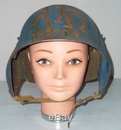 Ww2 Militaire Us Army Forces Aerienne M3 Flak Casque Lt Mcgill Original Ato Folk Art