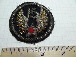 Ww2 Theatre Made Bullion Patch De La 15ème Armée De L'air De L'armée De Terre # Usp386