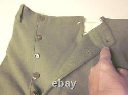 Ww2 U. S. Army 9e Force Aérienne Et Zone Jacket Aka Ike Jacket & Trousers V/g