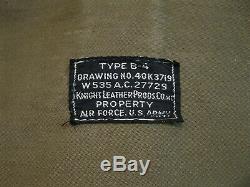 Ww2 U. S. Army Air Forces B-4 Officier De Suitcase Excellent État Usaaf