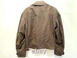 Ww2 Us 2d Army Air Force M1943 Ike Jacket Tunic Avec Patch & Pins. Sz 34s. Orig