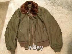 Ww2 Us Armée De L'air Forces B15 Veste De Vol Taille 36