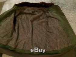 Ww2 Us Armée De L'air Forces B15 Veste De Vol Taille 36