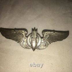 Ww2 Us Army Air Corps Air Force Bombardier Ailes 1944 3 Non Marquée