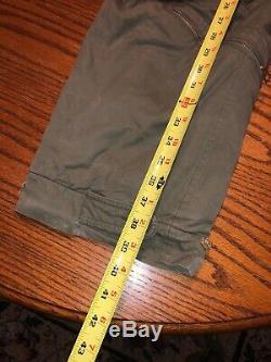Ww2 Us Army Air Force A-9 Pantalon De Vol / Pantalons Taille 38 Mfg Stagg Coat Co Inc