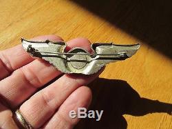 Ww2 Us Army Air Force Broche Aile Arrière Navigator Sterling 3 Pouces Usaaf