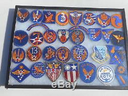 Ww2 Us Army Air Force Collection Patch 35 Patches Cbi Siège De La 8th Air Force