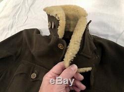 Ww2 Us Army Air Force Extérieure Flying Jacket Type F2 Electriclly Chauffée Flight Suit