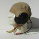Ww2 Us Army Air Force Military An-h-15 Casque De Vol Large Wired