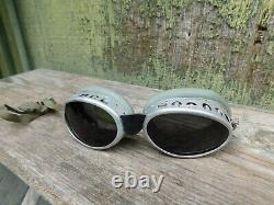 Ww2 Us Army Air Force Sky Fighter Pilot Goggles Aviator Goggles Vintage Driving