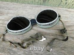 Ww2 Us Army Air Force Sky Fighter Pilot Goggles Aviator Goggles Vintage Driving