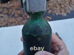 Ww2 Us Army Air Force Type H-1 Bailout Breathing Oxygen Bouteille Aucun Cas