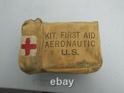 Ww2 Us Army Air Force/navy/mc Aeronautic First Aid Kit Loaded Red Cross