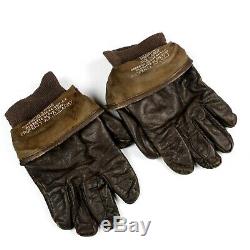 Ww2 Us Army Air Forces Corps De Type A-11a A11 Pilote Gants De Vol En Cuir Insert