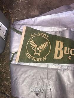 Ww2 Us Army Air Forces Pennant Buckley Field, Colorado Bbr26