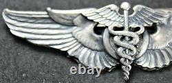 Ww2 Us Army Chirurgien De Vol 3 Escadres Pilotes D'argent Sterling Vintage