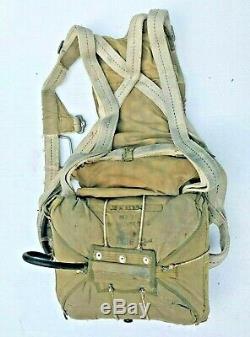 Ww2 Us Army Pack Siège Air Force De Parachute 1942 Attaches Complètes À Baïonnette Au Début