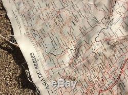 Ww2 Us Forces Armée De L'air Des Études Pilote Silk Map N ° 30 Et N ° 31 Burma Cbi Seconde Guerre Mondiale Rare 1943