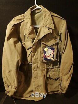 Ww2 Usaaf Army Air Forces Airways M-1943 Système De Communications Champ Jacket 38r