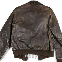 Ww2 Usaaf Army Air Forces Corps Aac Flight Jacket Type A2 A-2 Identifié Ided
