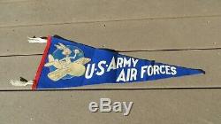 Ww2 Usaaf Us Army Air Force South Plains École Lubbock Bug Lapin Volant Pennant