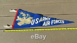 Ww2 Usaaf Us Army Air Force South Plains École Lubbock Bug Lapin Volant Pennant