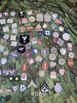 Ww2 Vietnam Era Armée Américaine Lot Armée Forces Aériennes / Divisions D'infanterie