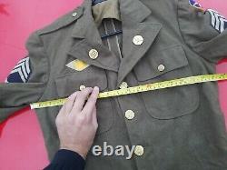 Ww2 Wwii 7th Us Air Force Army Pacific Patch Wool Dress Uniforme