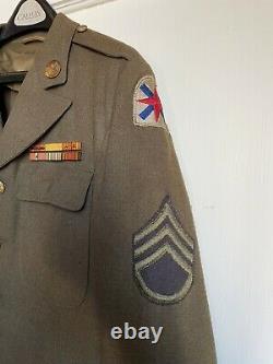 Ww2 Wwii Us Army Service Coat Estate Find Very Nice 13th Air Force Army
