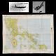 Wwii 1944 Philippines Manille U. S. Army Air Force Pacific Combat Navigation Carte