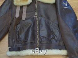 Wwii B-3 Us Army Air Force Bomber Jacket. Haute Qualité Reproduction. Taille 40