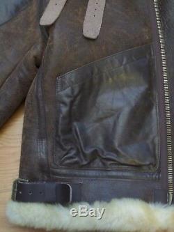 Wwii B-3 Us Army Air Force Bomber Jacket. Haute Qualité Reproduction. Taille 40