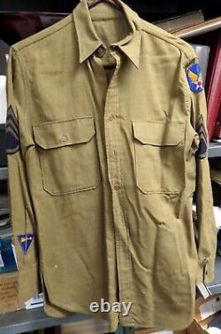 Wwii Jewish Usaf Army Air Force Weatherman Jacket Shirt Hat 3ème Air Force 38r