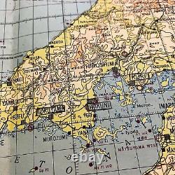 Wwii Restricted 1945 Us Army Air Forces Special Air Navigator Carte Du Japon Relic