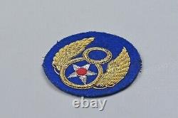 Wwii U. S. Army Air Corps 8ème Force Aérienne Patch British Made Bullion